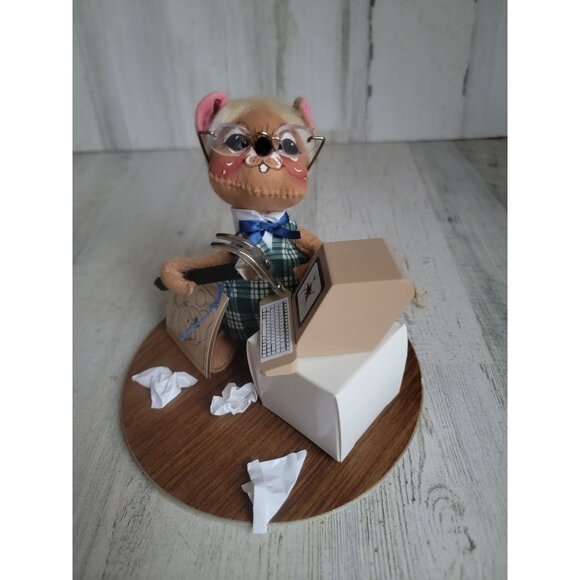 Annalee secretary mouse broken computer doll Society - Picture 6 of 7